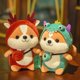 thumbnail image 2 of Adorable Squirrel Stuffed Animal Dressed in Dinosaur Costume Plushies Chipmuck with Dinosaur Outfit Cute Plush Toys for Kids, 2 of 5