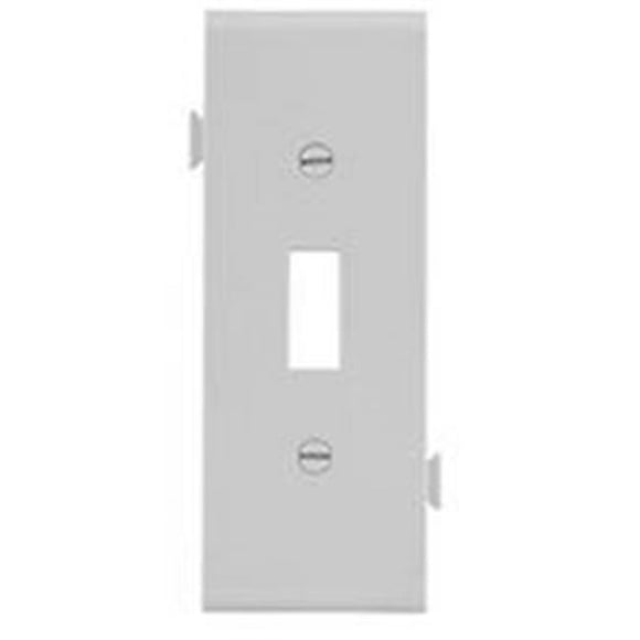 Cooper Wiring Snap-Tog Toggle Cntr Plt White STC1W