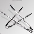 thumbnail image 6 of Stainless Steel Ice Tongs 7.5/9 Inch Professional Bar Tongs with Serrated Grip Teeth for Ice Cubes, Sugar, Salad, Multi Purpose Serving Utensil for Kitchen, BBQ, Party, Hotel & Bar(Silver1,9x2"), 6 of 6