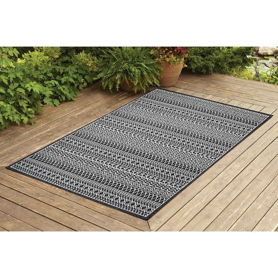 benissimo contemporary indoor/outdoor sisal area rug restoration collection woven, durable, and easy cleaning | machine rug for living room, kitchen, garage, kids room etc. | 5x7 | gray
