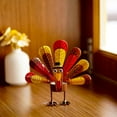 thumbnail image 4 of Thanksgiving Turkey Candle Holder Centerpiece for Festive Table Setting and, 4 of 5