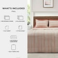 thumbnail image 4 of Mainstays All in One Reversible Comforter and Sheet set- 7 Piece, Full, Orange Stripe, 4 of 13