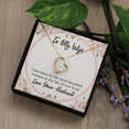 thumbnail image 6 of To My Wife Taken by The Most Beautiful Woman Forever Necklace w Message Card, 6 of 20