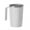 White, variant on Automatic Magnetic Stirring Coffee Mug, Rotating Home Office Travel Mixing Cup Electric Stainless Steel Self Mixing Coffee Cup