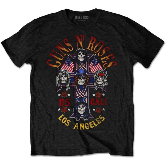 Guns N' Roses Unisex T-Shirt Cali' '85 (Small)