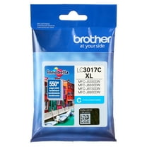 Brother LC3017C High-Yield Ink, 550 Page-Yield, Cyan