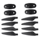 thumbnail image 4 of Prop de hélice RC con clips de hoja para Zino H117S RC Quadcopter negro perfke Hélice de dron cuadricóptero, 4 of 9