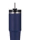 thumbnail image 5 of Vaso de acero inoxidable con aislamiento al vacío y pajita, pulido y brillante, mantiene el calor y el frío. Taza para coche con aislamiento al vacío, color azul violáceo, 20 oz., 5 of 5