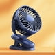 thumbnail image 1 of Mini Ventilador De Pinza Ventilador USB Silencioso 3 Velocidades Portátil 1200mAh Mesa para Estudiante Azul, 1 of 5
