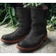 thumbnail image 1 of Zapatos casuales para hombre de tubo corto cuadrado de tacón bajo de color pulido, botas cortas de gran tamaño que combinan con todo, 1 of 4
