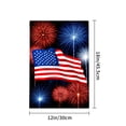 thumbnail image 4 of Amhnf American Flag With Fireworks Garden Flag For Home Outdoor Garden Yard Decor 12x18 inch, 4 of 5