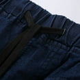 thumbnail image 7 of Fjofpr Clothing Jeans for Women Stretchy Jeans for Women Trendy High Waisted Jeans for Women Women Summer Elastic Plus Loose Casual Drawstring Plus Cropped, 7 of 7