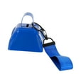thumbnail image 2 of BELOVING 7.4cm Iron Cowbell with Wrist Rope Portable for New Year'S Eve Cheering Bell Blue, 2 of 9