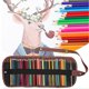 thumbnail image 4 of 1 Box Colored Pencil Set 36 Colors WaterSoluble Students Painting Kit Canvas Bag Brush, 4 of 5
