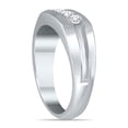 thumbnail image 2 of SZUL Women's 1/2 CTW Men's Three Stone Ring in 10K White Gold, 2 of 5