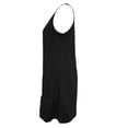 thumbnail image 5 of Women's Summer Casual Dress Round Neck Sleeveless Ruffle Tank A Line Beach Wear Comfortable Flowy Outfit Womens Casual Trendy Midi Dresses, 5 of 7