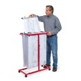thumbnail image 5 of AdirOffice Mobile Storage Blueprint Steel Vertical File Blueprint Cabinet, Red, 5 of 5