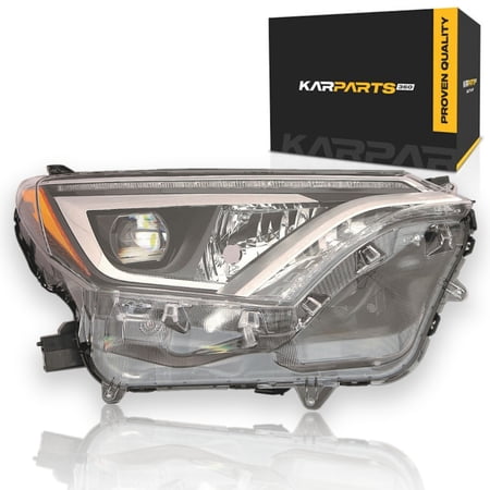Karparts360 For Toyota Rav4 2016 17 2018 Headlight Passenger Side CAPA LED | Replacement For TO2519190, TO2519190C | 81145-42670