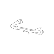 Genuine OE Toyota Bumper Cover Support Rail [Left, Front] - SU003-07495