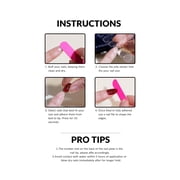 Wine-red Glamour Press-On Nails - 24PCS Short Square, Minimalist Style, Non-Toxic & Reusable