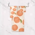thumbnail image 5 of 3 Piece Bath Towel Set, Soft Highly Absorbent Bathroom Towels Pink Peaches Towels Fashion Print Quality Towels (Set of 3, 1 Bath Towel, 1 Hand Towel & 1 Washcloth) Washcloth Gift, 5 of 7