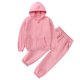 thumbnail image 3 of Cowsor Youth 2Pcs Brushed Sweatsuit Zipper Pullover Tracksuit Kids Boys Girls Sweatshirt + Pants Outfits Set, 3 of 6