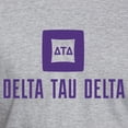 thumbnail image 3 of CafePress - Delta Tau Delta Purple Stacked Signature T Shirt - Fitted T-Shirt, Vintage Fit Soft Cotton Tee, 3 of 4