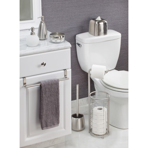 InterDesign Forma OvertheCabinet Bathroom Hand Towel Bar Holder, 14\u0026quot;, Brushed Stainless Steel InterDesign Forma OvertheCabinet Bathroom Hand Towel Bar Holder, 14\u0026quot;, Brushed Stainless Steel