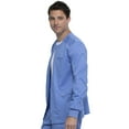thumbnail image 3 of Cherokee Workwear Revolution Men Warm Up Scrubs Jacket Snap Front WW380, 3 of 5