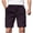 AB411 Purple, variant on Dress Shorts For Men Zipper Button Waisted Lightweight Breathable Suit Shorts With Pockets For Work Business