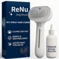 thumbnail image 1 of Pet Brush ReNu Dog Fresh Fur Shower 3 en 1, autolimpiante, 1 of 9