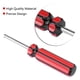 thumbnail image 1 of Herramienta rápida y fácil para quitar válvulas de neumlicos de motocicleta, kit de reparación de 10 pielas con ajuste universal rojo y negro, 1 of 7