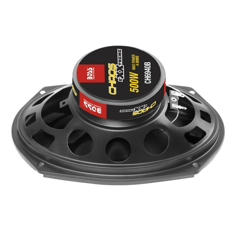 BOSS CH6940B Chaos 6x9 Inch Car Speakers - 500W, 4 Way, Full Range