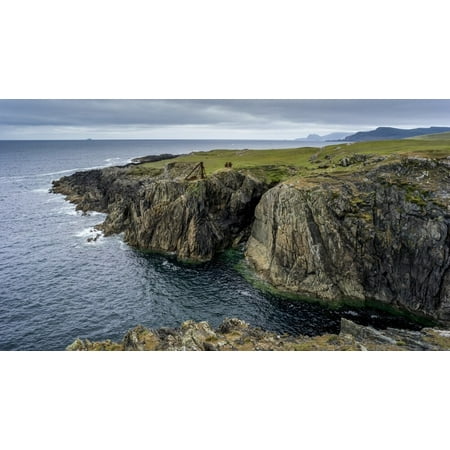 Rugged coastline of Achill Island, Wild Atlantic Way; Achill Sound, County Mayo, Ireland Poster Print by Keith Levit / Design Pics