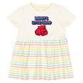 thumbnail image 3 of Inktastic Daddys Little Champ Girls Baby Dress, 3 of 5