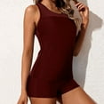 thumbnail image 4 of CNKOO Women Tankini Swimsuit Tummy Control Top With Shorts Two Piece Bathing Suit, 4 of 6