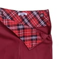 thumbnail image 6 of Bienzoe Girl's School Uniforms High Tech Durable Adjust Waist Pants Burgundy 16, 6 of 6