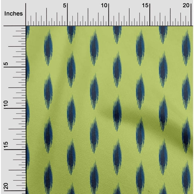 oneOone Viscose Chiffon Fabric Abstract Ikat Print Sewing Fabric BTY 42 Inch Wide