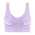 thumbnail image 6 of ylioge S-4X Plus Size Sports Bras for Women No Underwire Push Up Bralettes Womens Stretchy Pullover Breathable Padded Workout Tshirt Underwear Bra, 6 of 8
