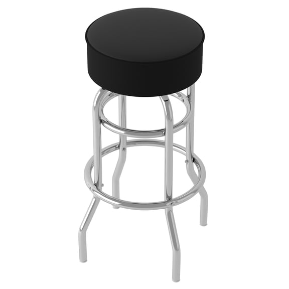 Trademark Gameroom Black Bar Stool with Padded Seat
