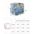 thumbnail image 6 of Blue Vintage Hydrangea Stand Mixer Dust Cover with Storage Pocket & Handles, Spring Rustic Clock Butterfly Fits All Tilt Head & Bowl Lift Kitchen Appliance Cover Organizer Bag Accessories, 6-8 Quart, 6 of 6