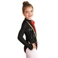 thumbnail image 3 of CHICTRY Kids Girls Circus Trapeze Leotard Long Sleeve Sequins Bodysuit Halloween Cosplay Party Costume Jumpsuit Red 12, 3 of 7
