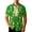 Green-D, variant on Men's Novelty St Patricks Day Button Down T-Shirts Ugly 3D Printed Shamrock Tuxedo Tees Shirt Clover Leaves Casual Short Sleeve Shirts