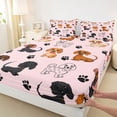 thumbnail image 3 of Castle Fairy Cartoon Dachshund Twin Sheet Sets for Preppy Kids,Kawaii Dog Bedding, 3 of 7