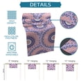 thumbnail image 7 of Table Runner Abstract Flower Table Decoration for Kitchen Dinning Indian Purple Floral Table Decoration for Indoor Outdoor Party Wedding Decor 13x72inch, 7 of 7