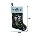 thumbnail image 3 of The Nightmare Before Christmas 20 inch Velvet Christmas Stocking, by Ruz, 3 of 5