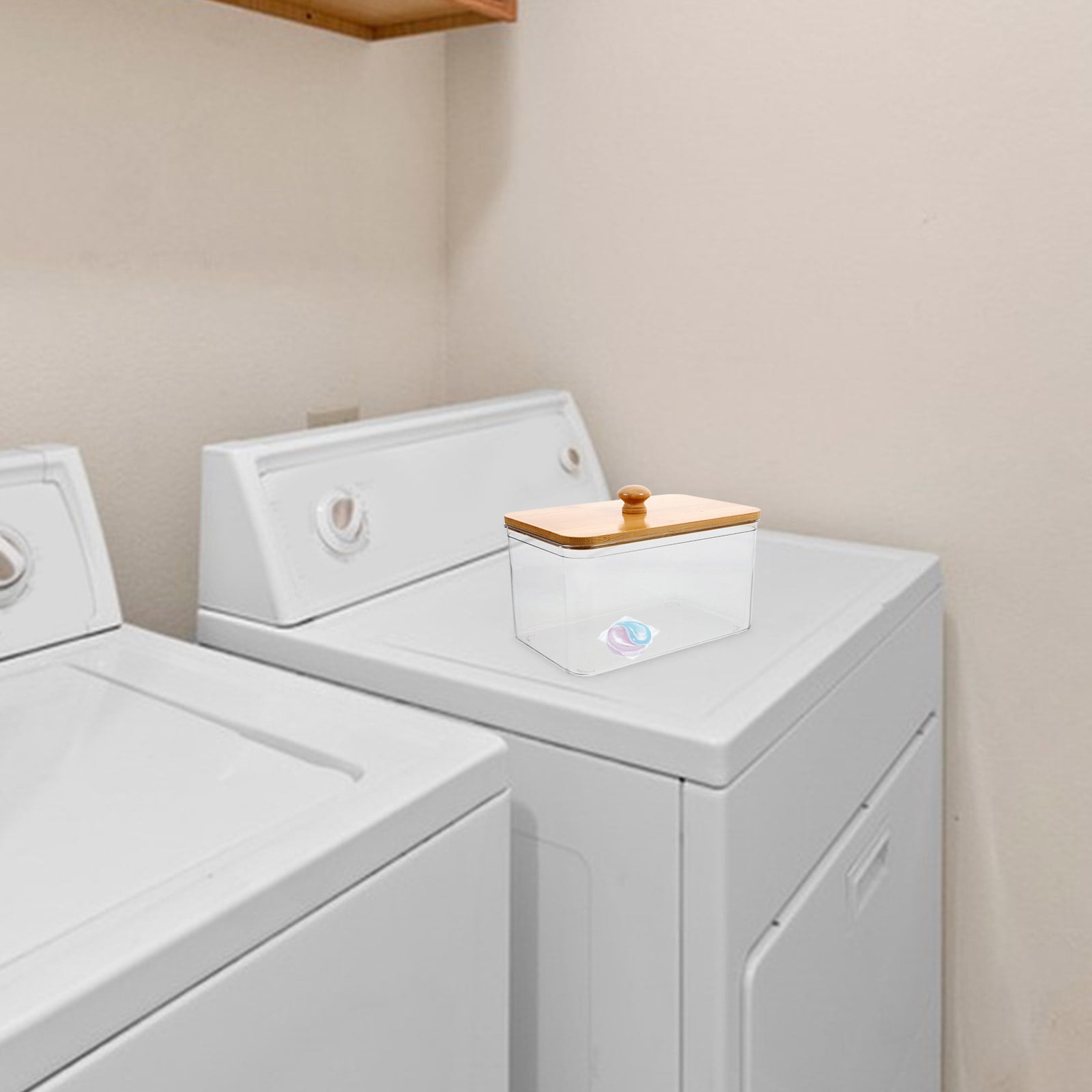 HAMPPLIES Laundry Containers Laundry Sheet Holder With Lid 1Pack