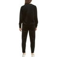 thumbnail image 2 of Gloria Vanderbilt Women's Long Sleeve Velour Pullover Top (Large, Black), 2 of 2