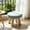 B, variant on Gallickan Modern Round Wooden Foot Stool Non-Slip Padded Seat Small Table Kids Step Stool for Hallway Living Room Bedroom