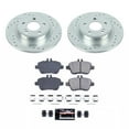 thumbnail image 3 of PowerStop Rear Z23 Evolution Sport Carbon-Fiber Ceramic Brake Pad and Drilled & Slotted Rotor Kit Fits: INFINITI MERCEDES-BENZ Select Models K7377, 3 of 10